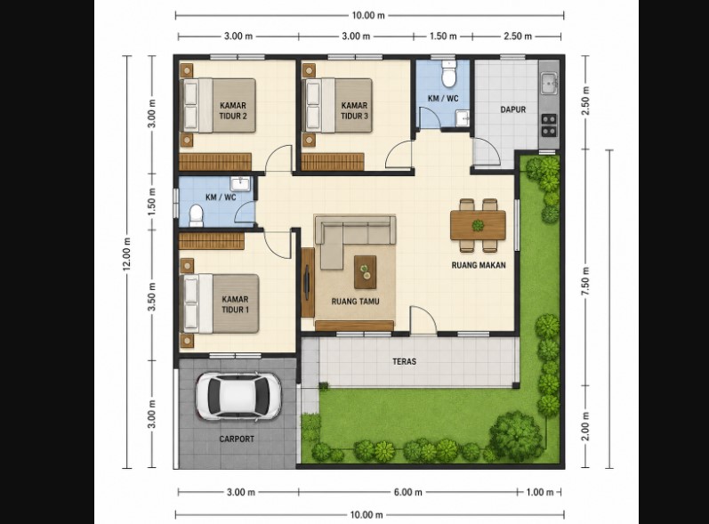 Cara Membuat Denah Rumah dengan Microsoft Excel