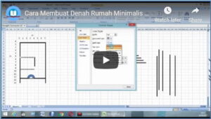 Membuat Denah Rumah dengan Excel