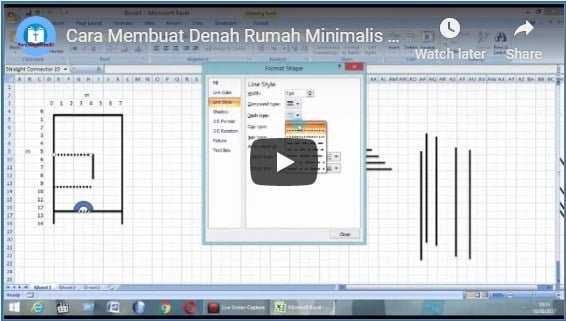 15 Cara Membuat Denah Rumah Dengan Microsoft Excel Terpopuler 0907