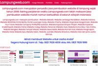 Lampungweb.com Jasa Pembuatan Website di Lampung