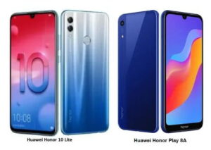 Honor 10 Lite dan 8 A