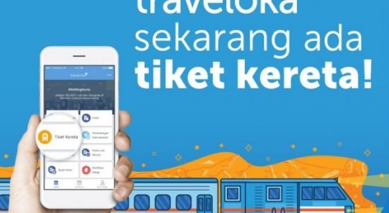 Cara memesan tiket kereta api lewat Traveloka