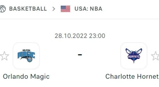 Orlando Magic vs Charlotte Hornets