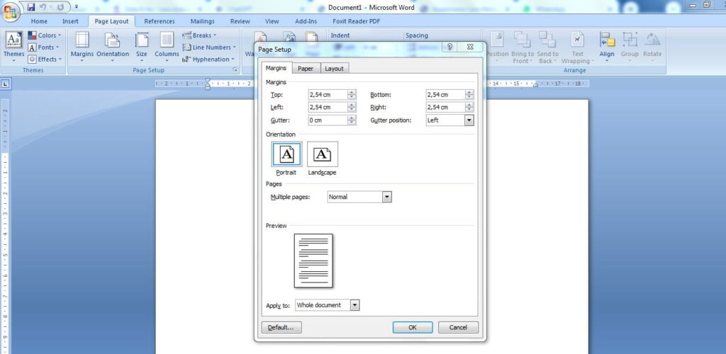 Bagaimana Cara Menambahkan Margin Pada Dokumen MS Word?