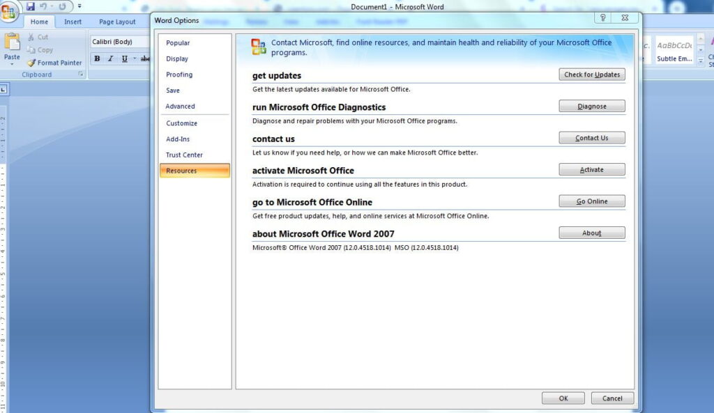 Cara Mengetahui MS Word Tahun Berapa