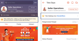 Cara Setting Toko Libur di Shopee
