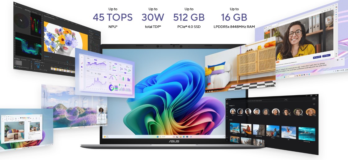 Laptop AI terbaik 2025 ASUS Vivobook S14