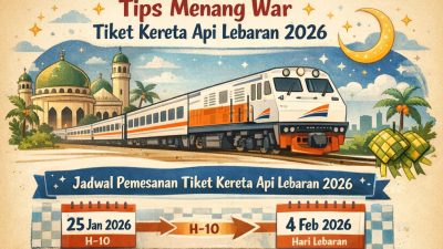 WAR Tiket Kereta Api Lebaran 2026