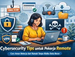 Cybersecurity Tips untuk Pekerja Remote, Cara Aman Bekerja dari Rumah Tanpa Risiko Data Bocor