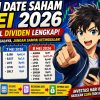 Jadwal Cum Date Saham Mei 2026 Lengkap: Daftar Dividen, Tanggal Penting, dan Strategi untuk Investor Pemula