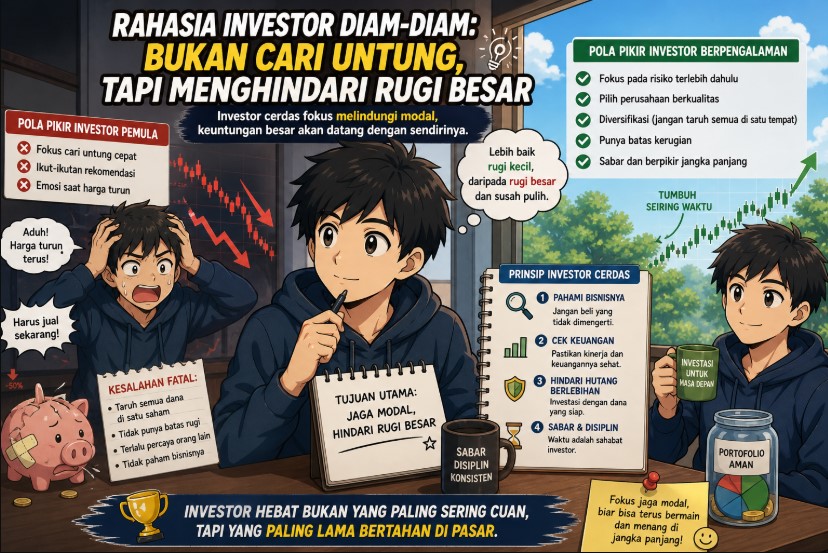 cara belajar saham pemula