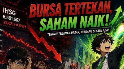 Bursa Tertekan, 5 Saham Naik Puluhan Persen