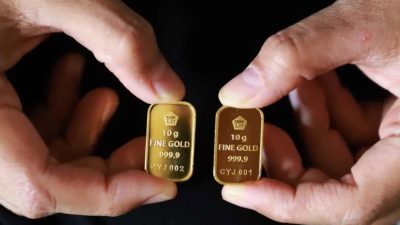 Harga Emas Antam Mendadak Turun Jelang Pidato Bos The Fed, Ada Apa