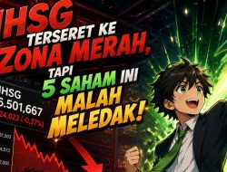 IHSG Terseret ke Zona Merah, 5 Saham Ini Malah Meledak, Siapa Jadi Bintang Bursa